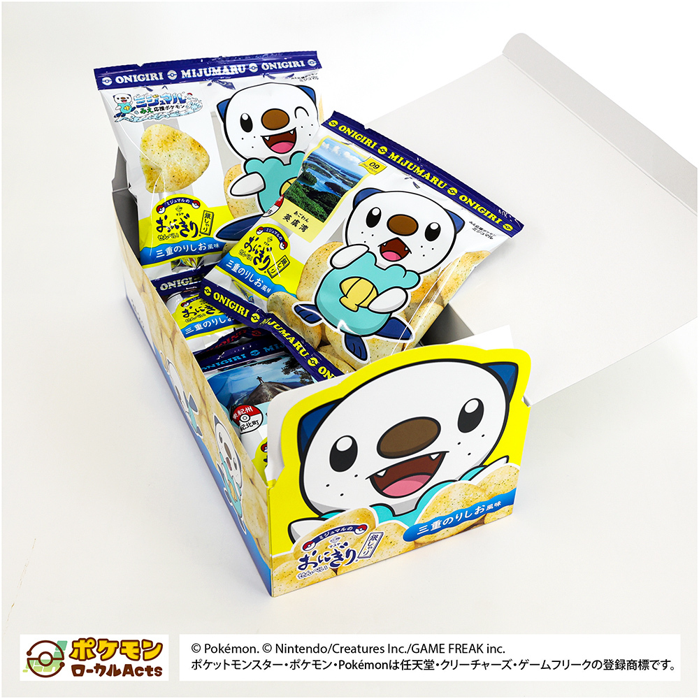 ミジュマルのおにぎりせんべい銀しゃり 三重のりしお風味